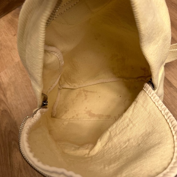 John Galt by Brandy Melville Cream Corduroy Backpack - Picture 2 of 5